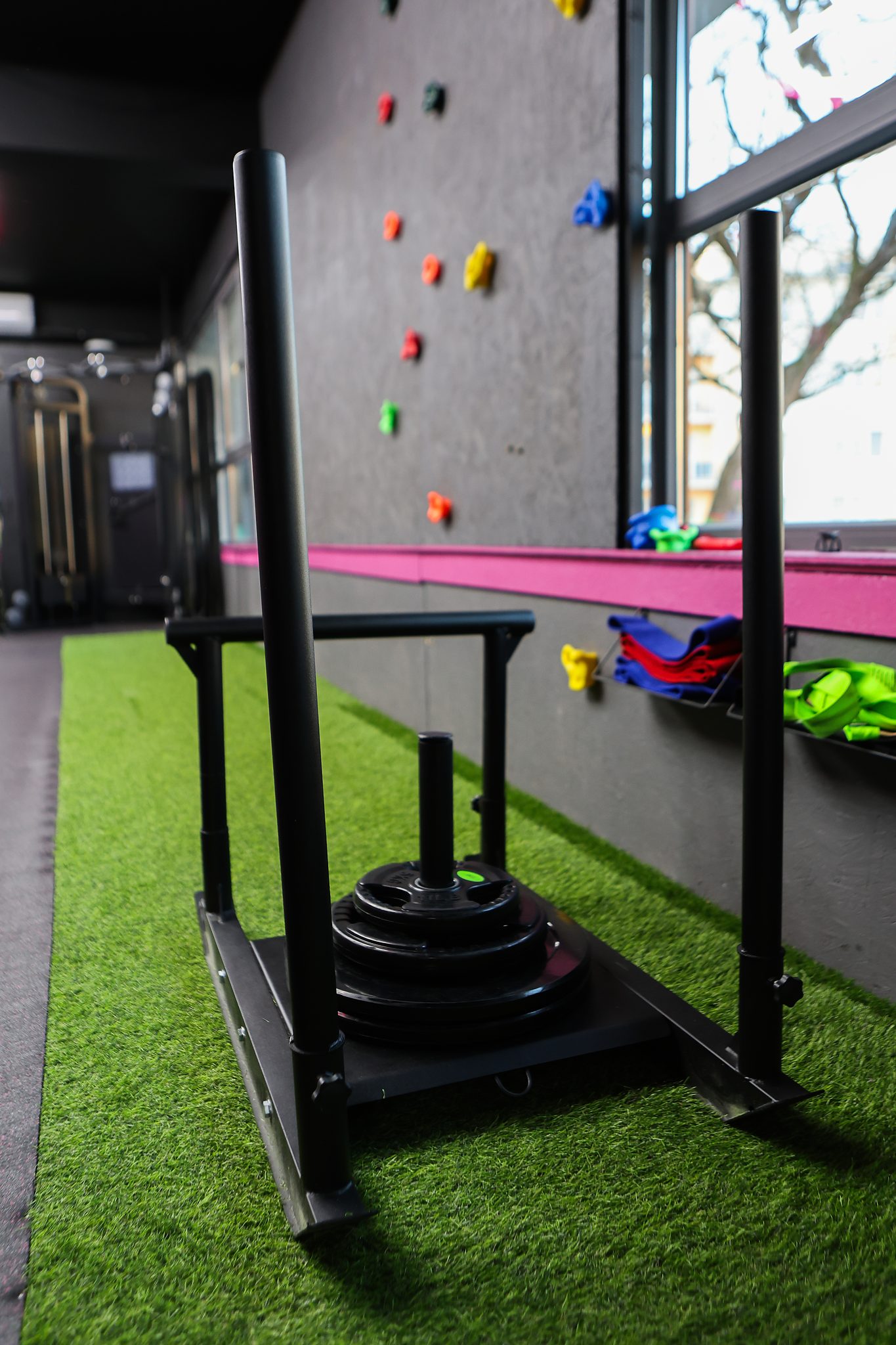 Sanie treningowe na pasie sztucznej trawy – Fit&Fizjo Studio